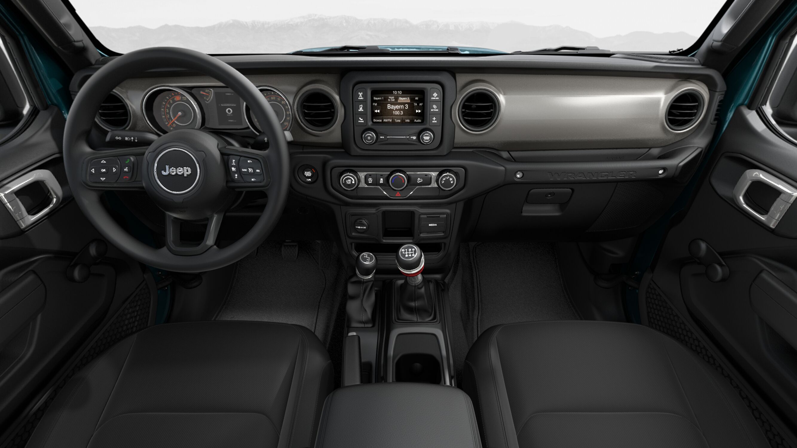 2019 Jeep Wrangler Sport Front Interior Picture